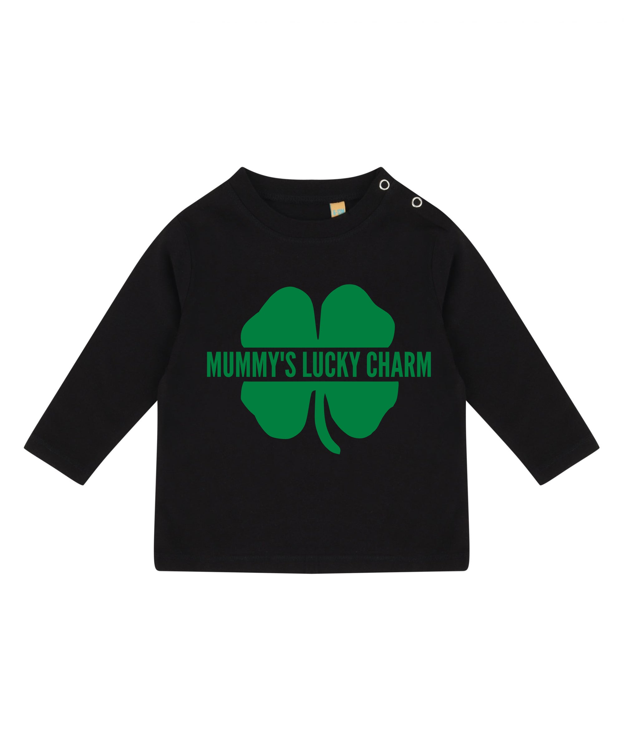Mummy's Lucky Charm LONG SLEEVE Kids T-Shirt