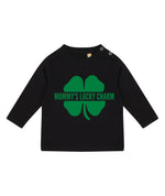 Load image into Gallery viewer, Mummy&#39;s Lucky Charm LONG SLEEVE Kids T-Shirt
