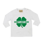 Load image into Gallery viewer, Mummy&#39;s Lucky Charm LONG SLEEVE Kids T-Shirt
