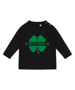Load image into Gallery viewer, My First St Patrick&#39;s Day LONG SLEEVE Kids T-Shirt
