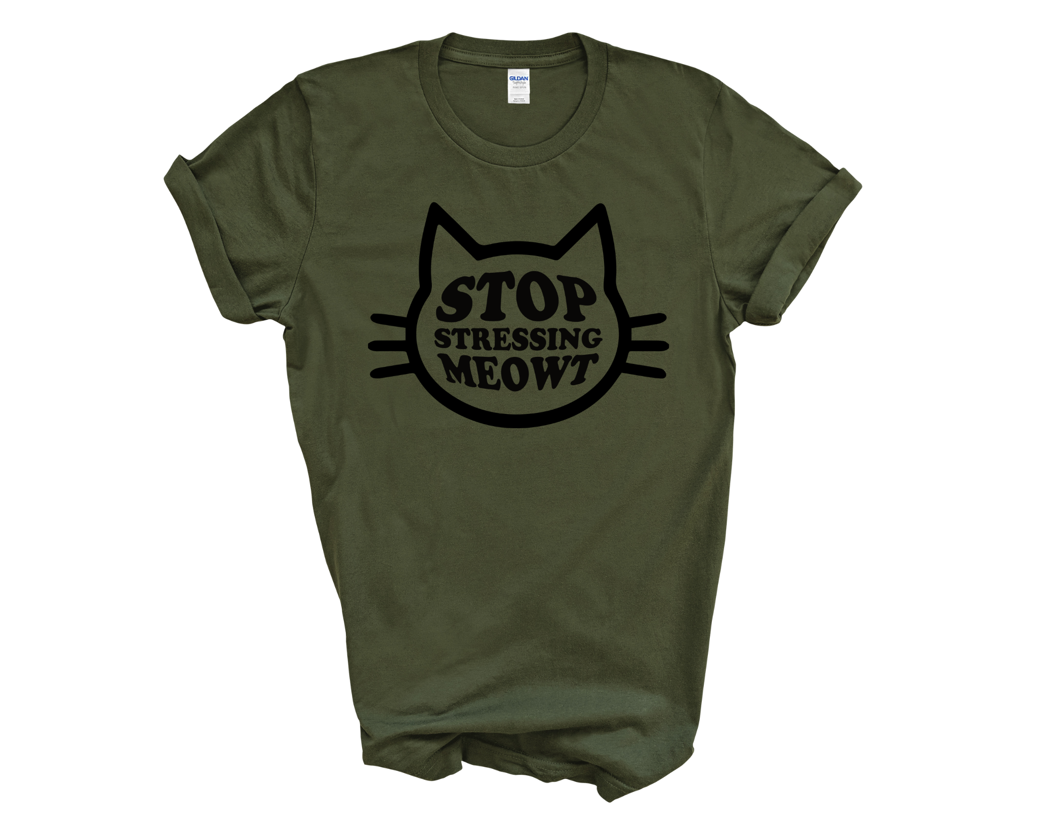 Stop Stressing Meowt Adult Unisex T-shirt