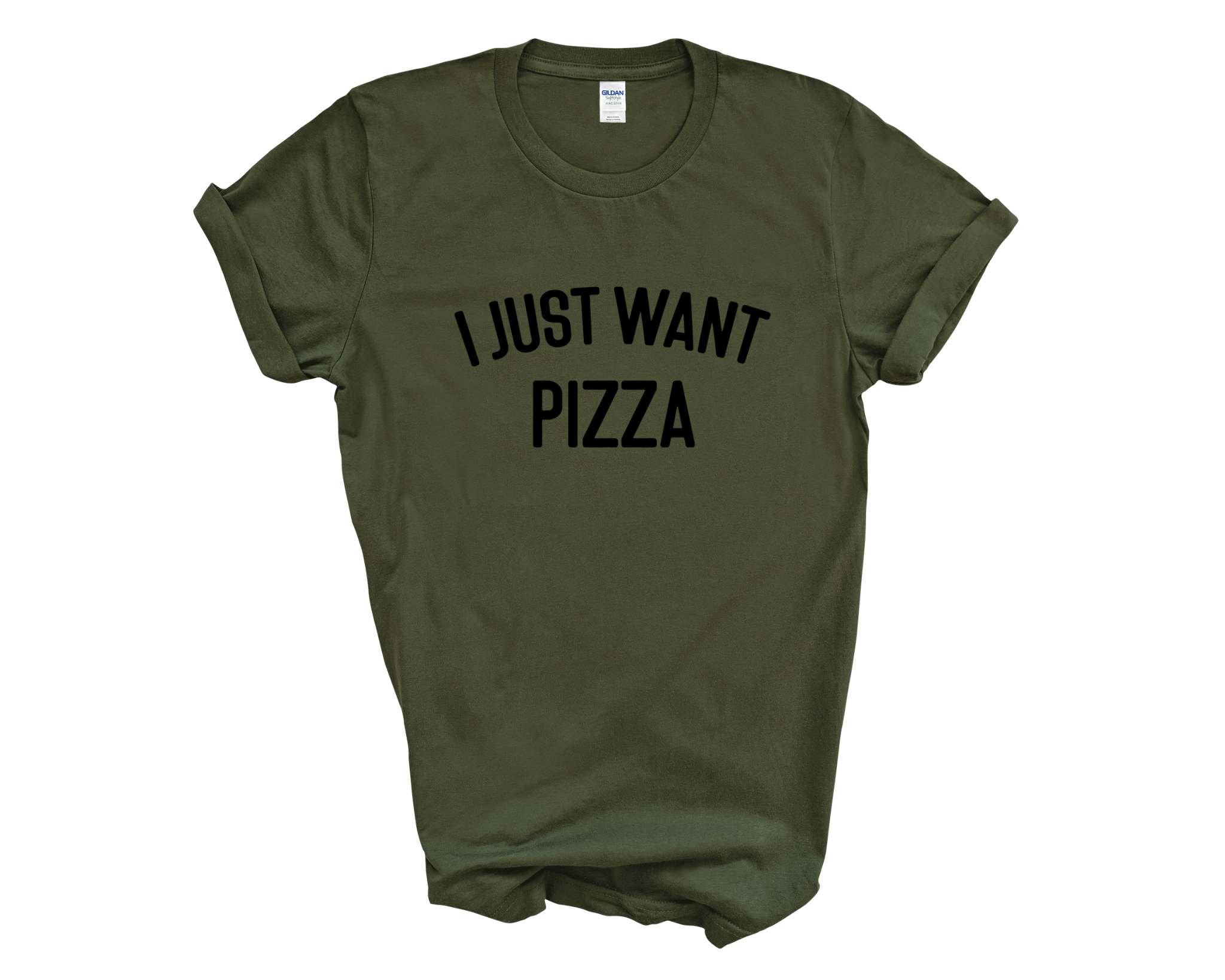 I Just Want Pizza Adult Unisex T-Shirt