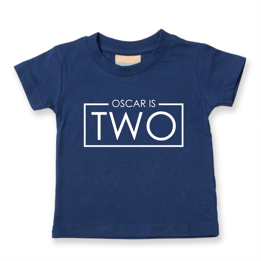 2nd Birthday One Today Personalised Kids T-Shirt
