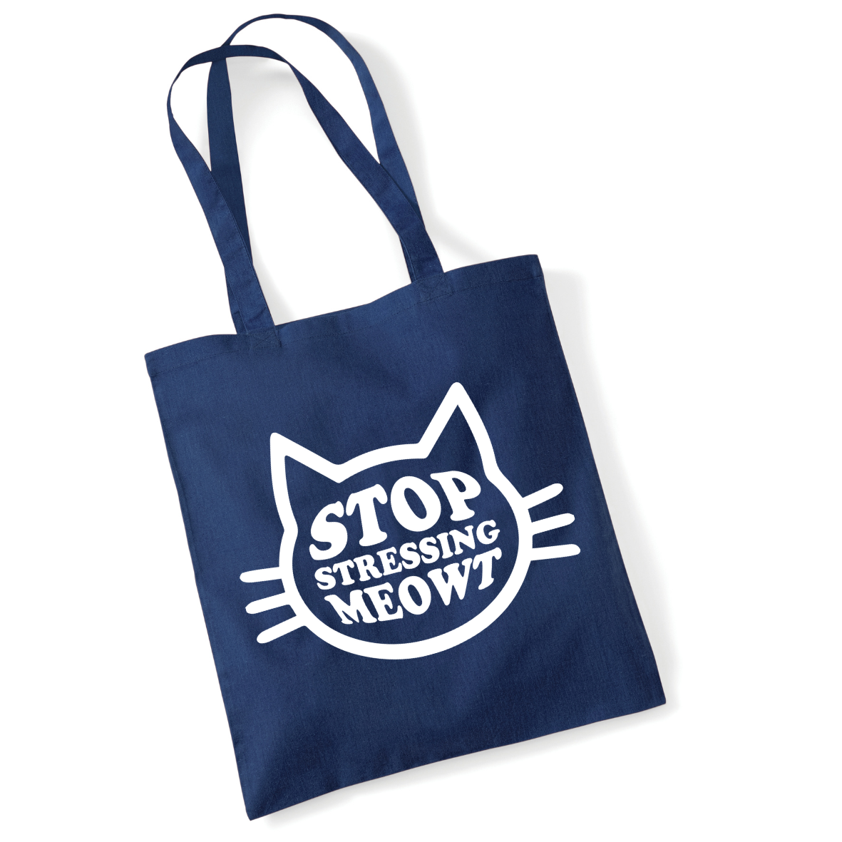 Stop Stressing Meowt Lightweight Cotton Tote Bag