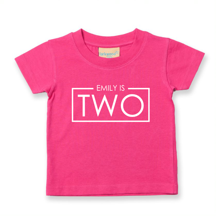 2nd Birthday One Today Personalised Kids T-Shirt