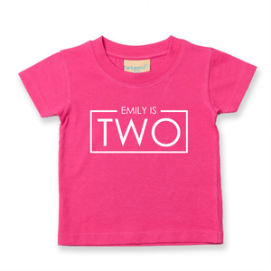 2nd Birthday One Today Personalised Kids T-Shirt