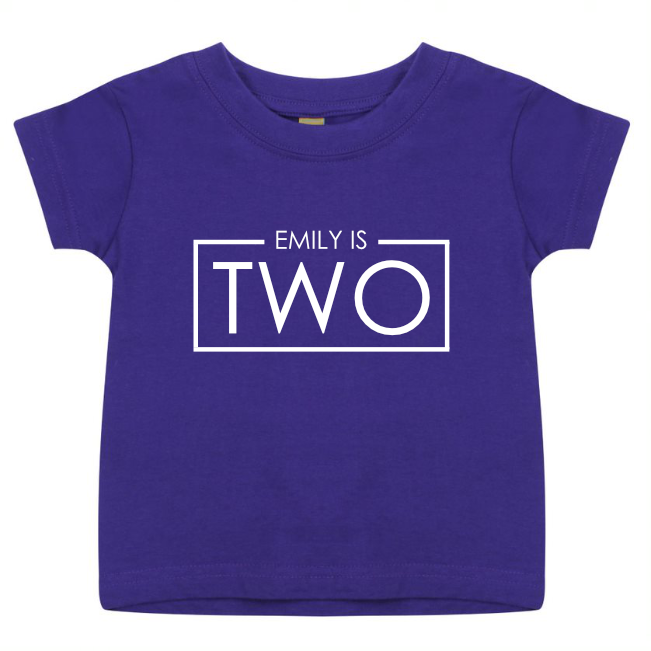 2nd Birthday One Today Personalised Kids T-Shirt