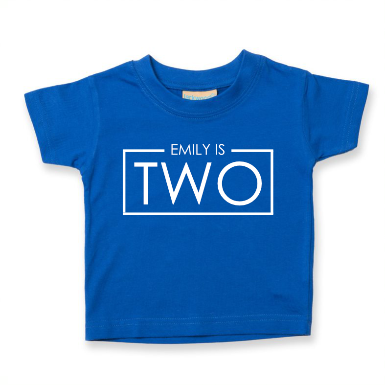 2nd Birthday One Today Personalised Kids T-Shirt
