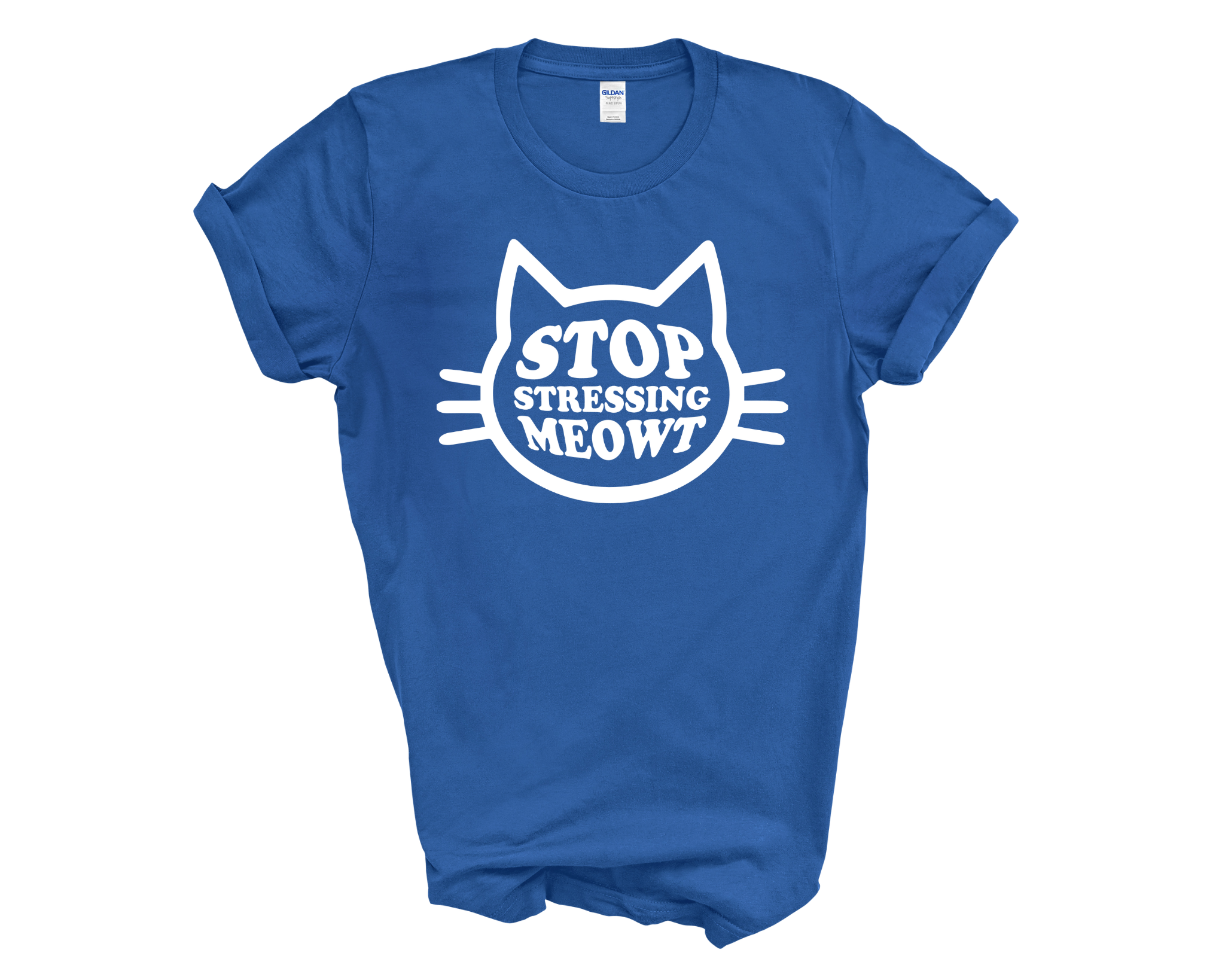 Stop Stressing Meowt Adult Unisex T-shirt