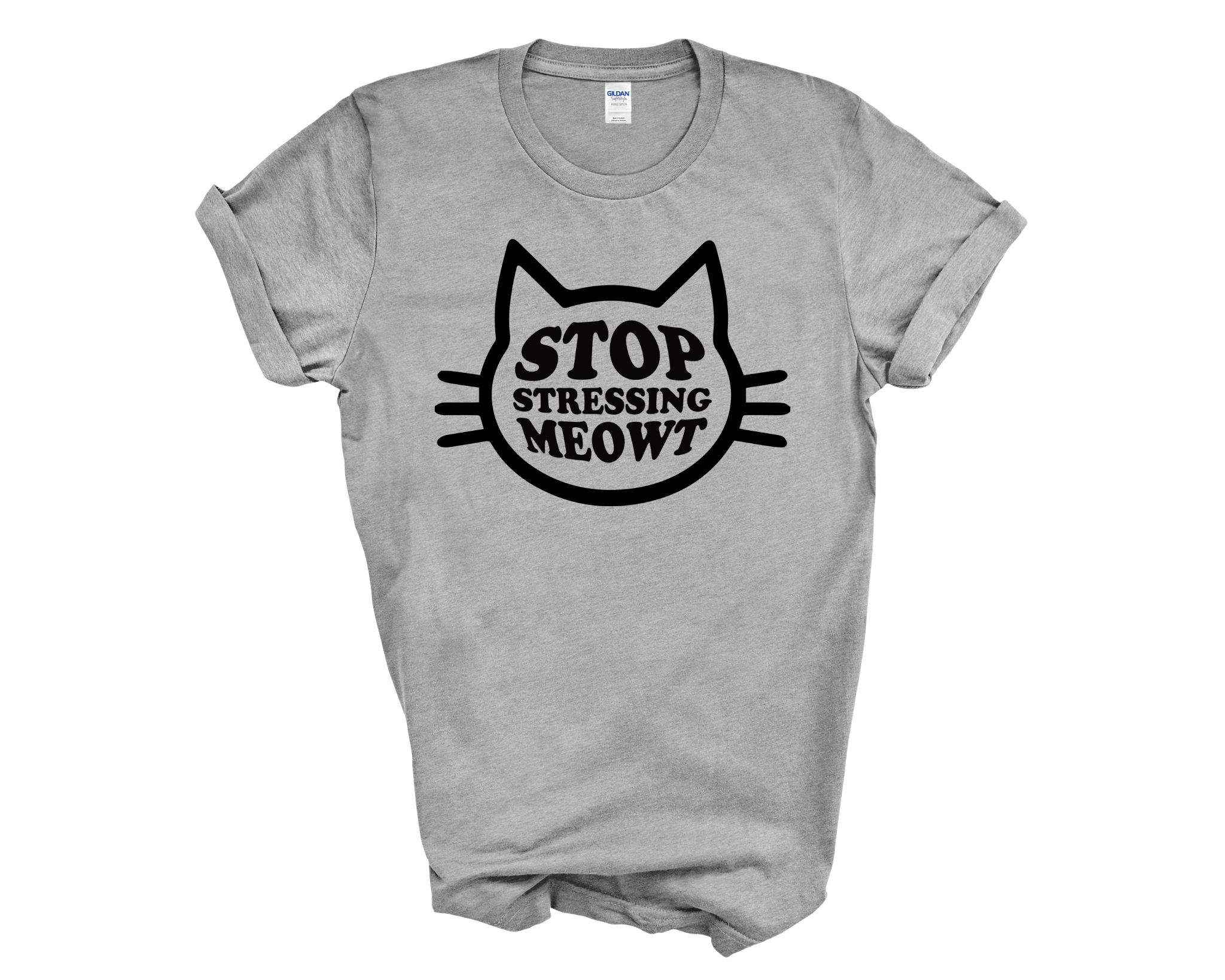 Stop Stressing Meowt Adult Unisex T-shirt