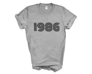 Custom Year Adult Unisex T-Shirt