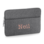 Load image into Gallery viewer, Personalised Name 13&quot; or 15&quot; Laptop Bag Type Text Middle
