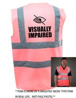 Load image into Gallery viewer, Visually Impaired Enhanced Visibility Vest
