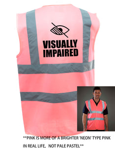 Visually Impaired Enhanced Visibility Vest