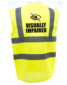 Visually Impaired Enhanced Visibility Vest
