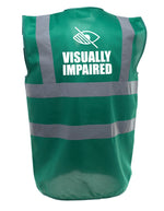 Load image into Gallery viewer, Visually Impaired Enhanced Visibility Vest

