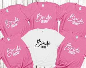 Bride Squad Bride Hen Party T-shirts D10