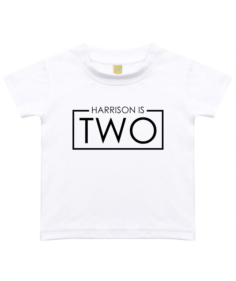 2nd Birthday One Today Personalised Kids T-Shirt