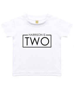 2nd Birthday One Today Personalised Kids T-Shirt