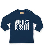 Load image into Gallery viewer, Auntie&#39;s Bestie LONG SLEEVE Baby Toddler Kids T-Shirt
