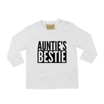 Load image into Gallery viewer, Auntie&#39;s Bestie LONG SLEEVE Baby Toddler Kids T-Shirt
