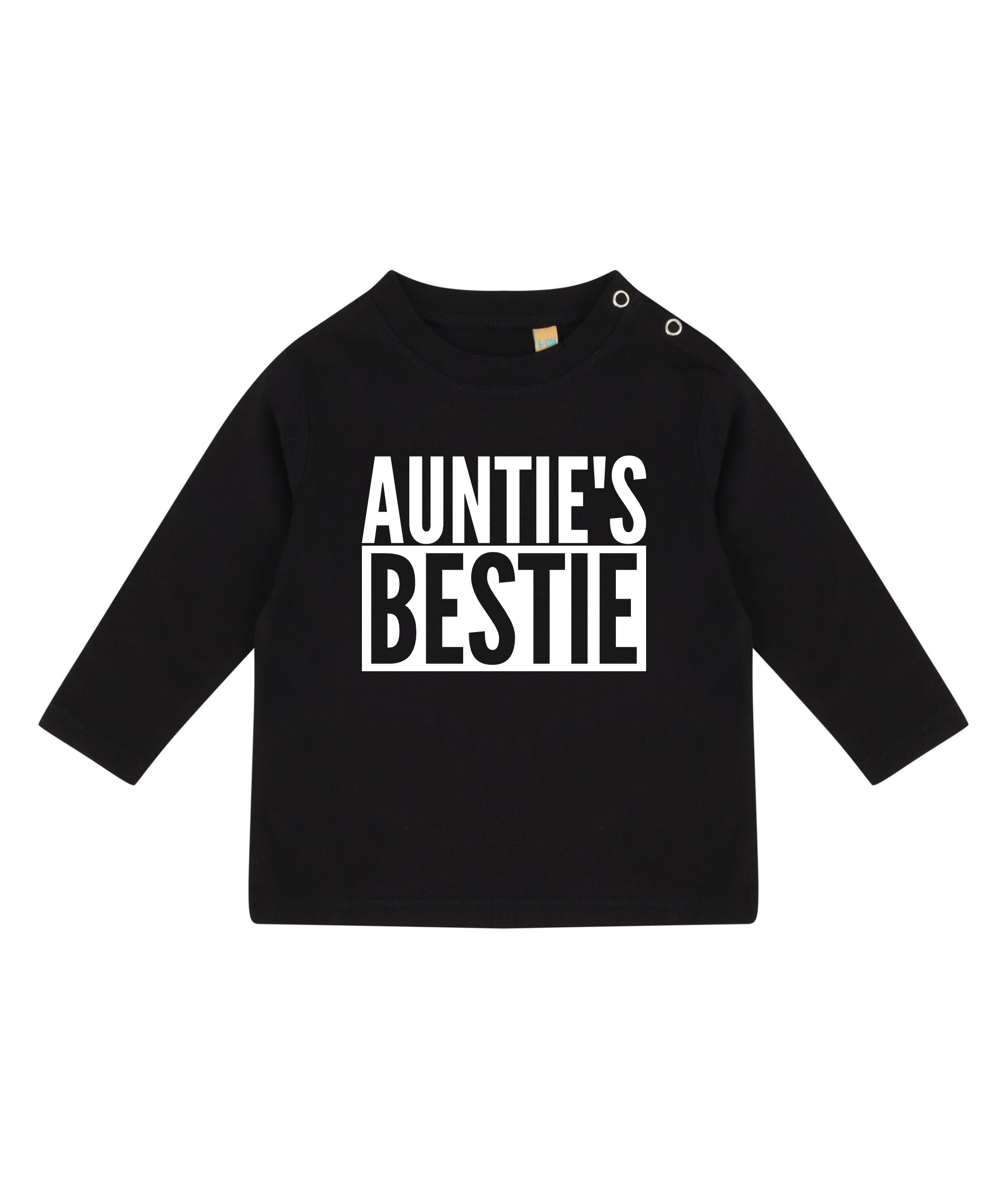 Auntie's Bestie LONG SLEEVE Baby Toddler Kids T-Shirt