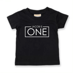Load image into Gallery viewer, 1st Birthday One Year Old Personalised Kids T-Shirt - Red Leader Clothing
