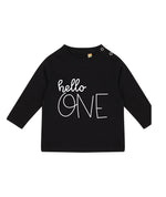 Load image into Gallery viewer, Hello One 1st Birthday LONG SLEEVE Kids T-Shirt
