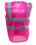Load image into Gallery viewer, BRIDE Pink Hi Viz Hen Party Vest
