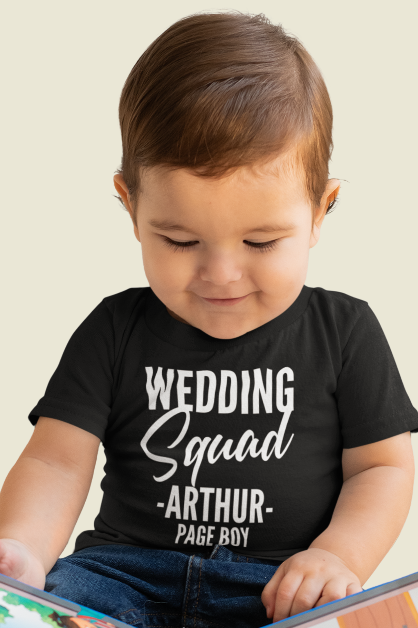 Wedding Squad Personalised Name Matching T-shirt