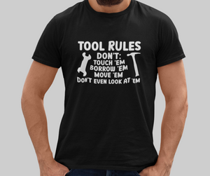 Tool Rules Mens/Adults T-shirt
