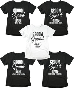 Groom & Squad Personalised T-shirt