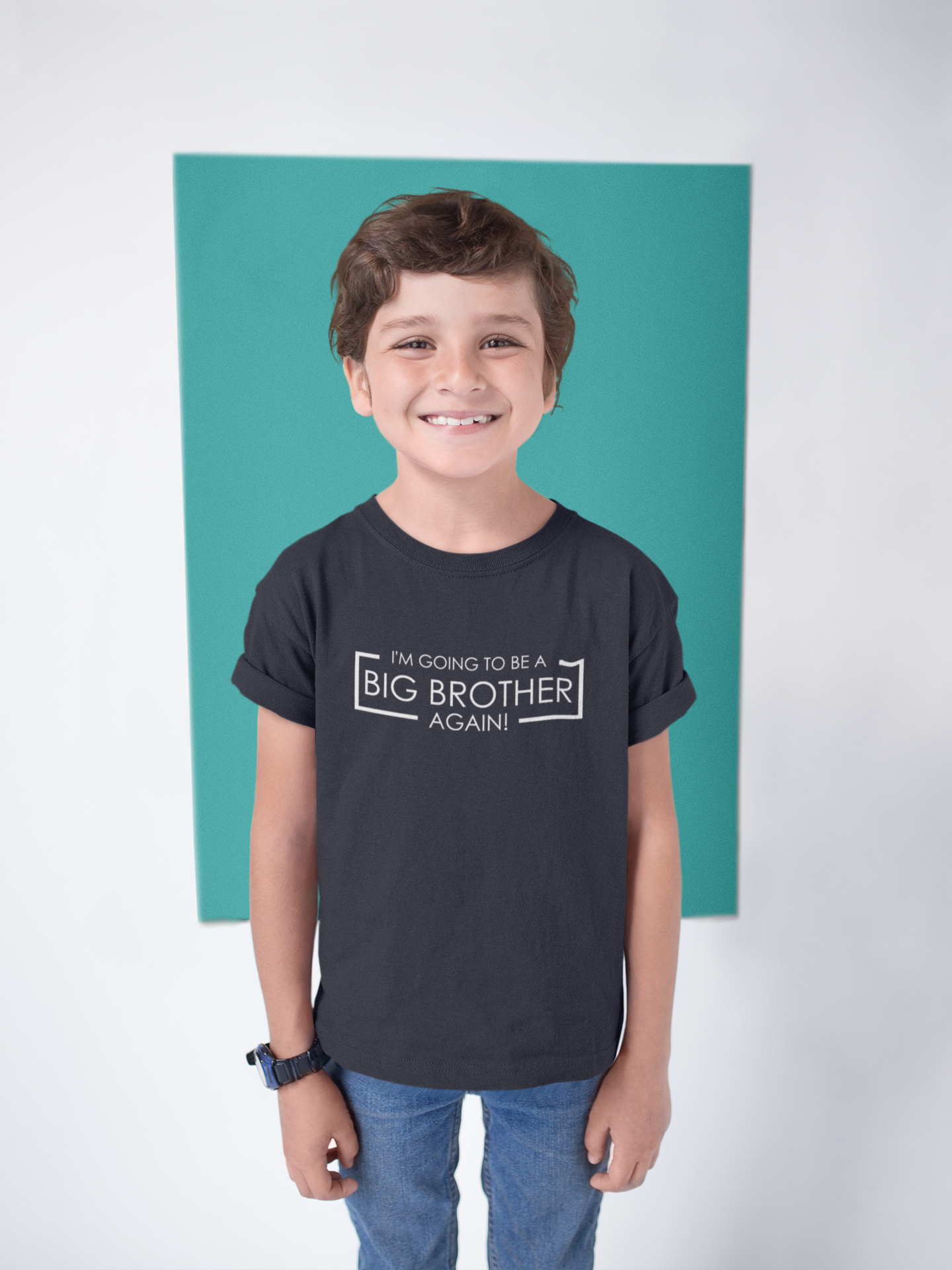 I'm Going To Be A Big Brother AGAIN! T-shirt- Kids/Childrens T-shirt Des2