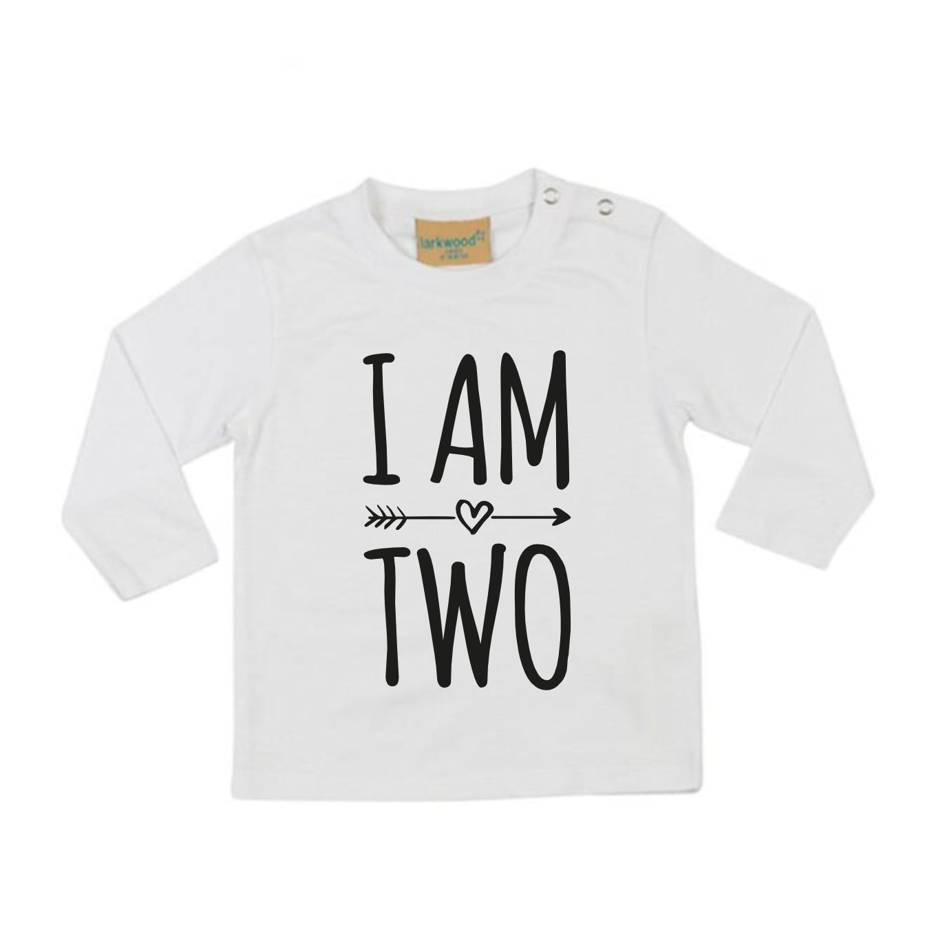 I Am Two 2nd Birthday LONG SLEEVE Kids T-Shirt