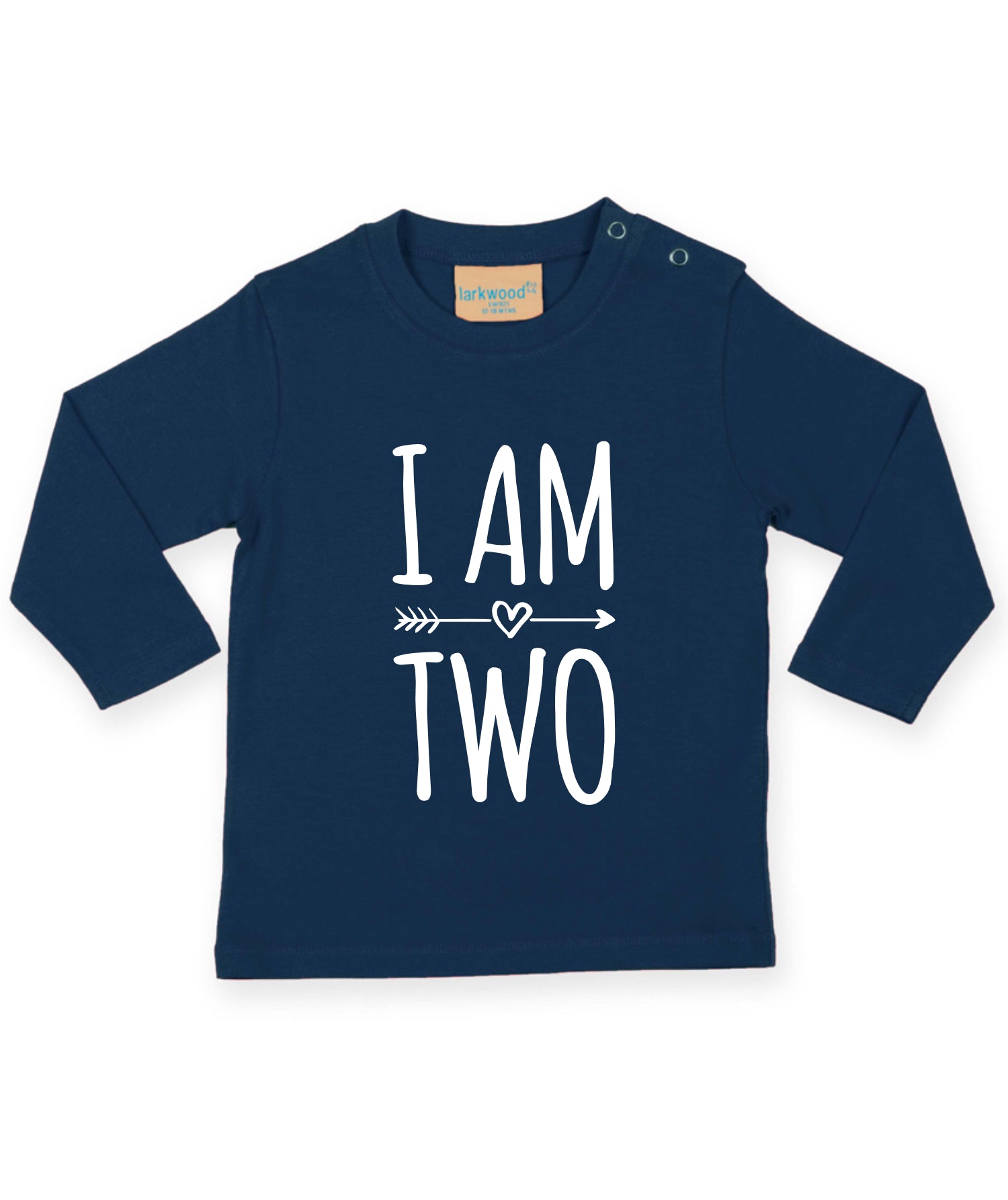 I Am Two 2nd Birthday LONG SLEEVE Kids T-Shirt