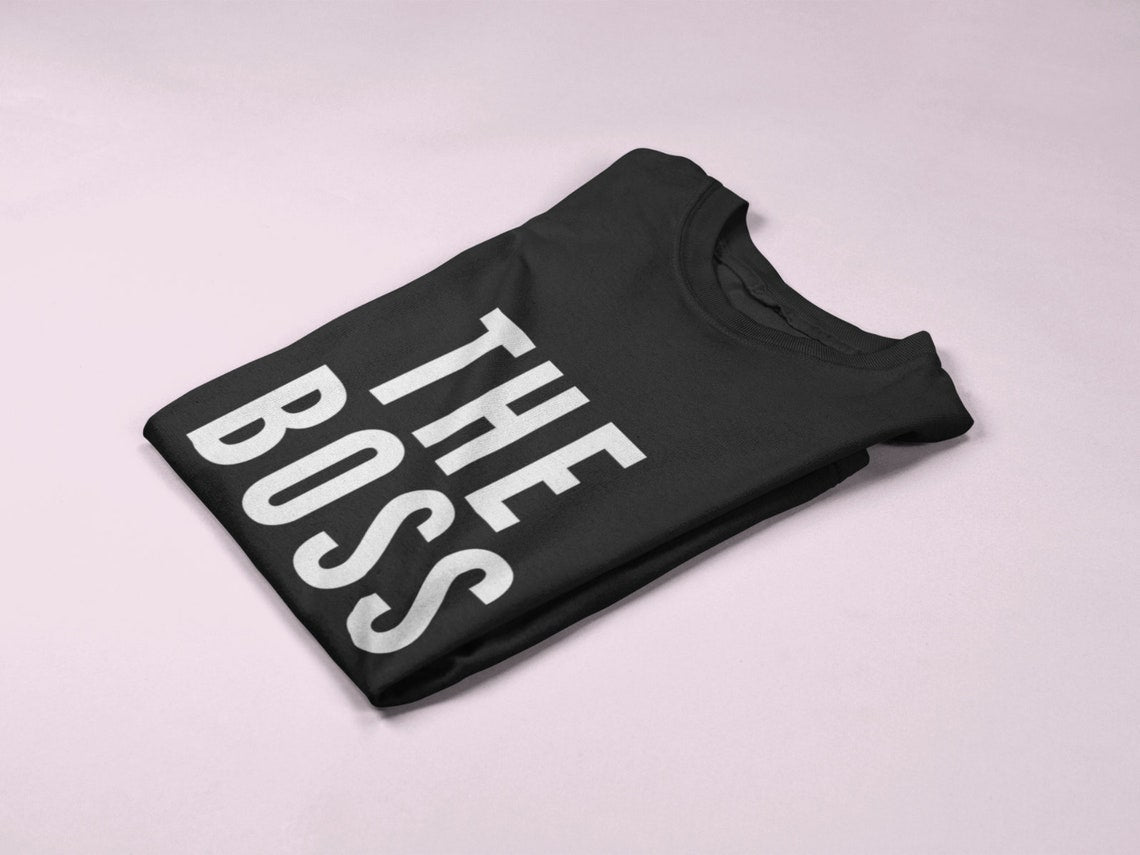 The Boss - The Actual Boss Adult Parent Child Sibling Partner Matching T-Shirt