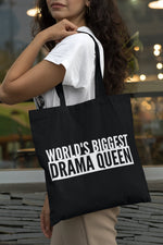 Load image into Gallery viewer, World&#39;s Biggest Drama Queen Lightweight Tote Bag

