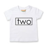 Load image into Gallery viewer, Two Unisex Kids Birthday Age T-shirt Des2
