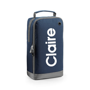 Personalised Name Text Shoe Bag Storage
