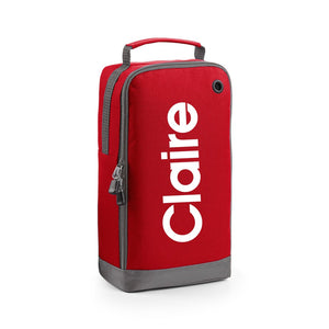 Personalised Name Text Shoe Bag Storage
