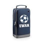 Load image into Gallery viewer, Personalised Name Football Text Shoe Bag Storage
