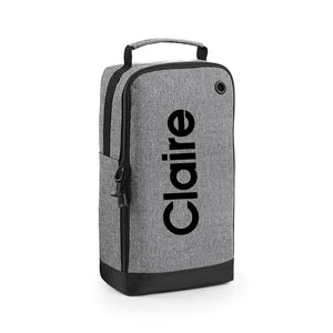 Personalised Name Text Shoe Bag Storage