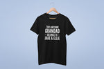 Load image into Gallery viewer, This Awesome Grandad Belongs To Personalised Mens T-shirt
