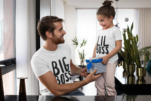 Big Boss Lil Boss Adult Child Matching T-shirt