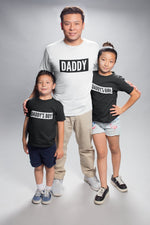 Load image into Gallery viewer, Daddy - Daddy&#39;s Girl/Boy Father Daughter Son Matching T-shirt
