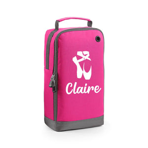 Personalised Name Ballet Dance Text Shoe Bag Storage