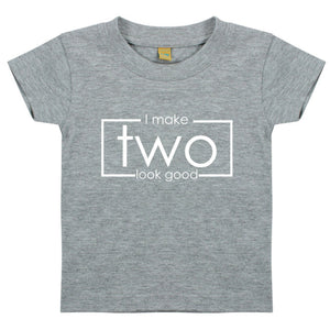 I Make Two Look Good Kids T-shirt