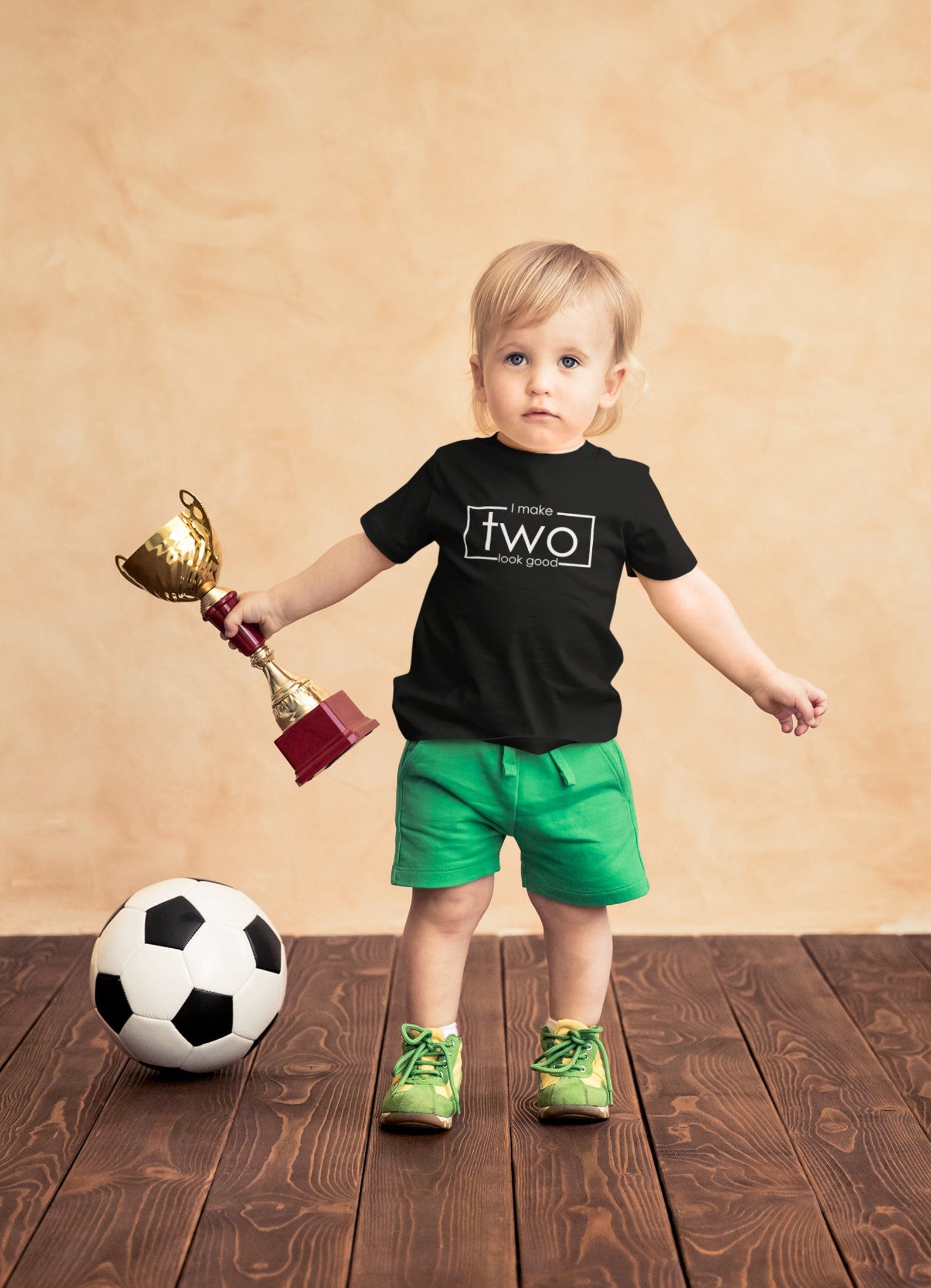 I Make Two Look Good Kids T-shirt