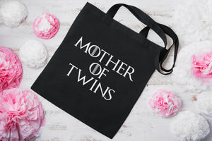 Mother of Twins Tote Bag Cotton Bag
