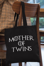 Load image into Gallery viewer, Mother of Twins Tote Bag Cotton Bag
